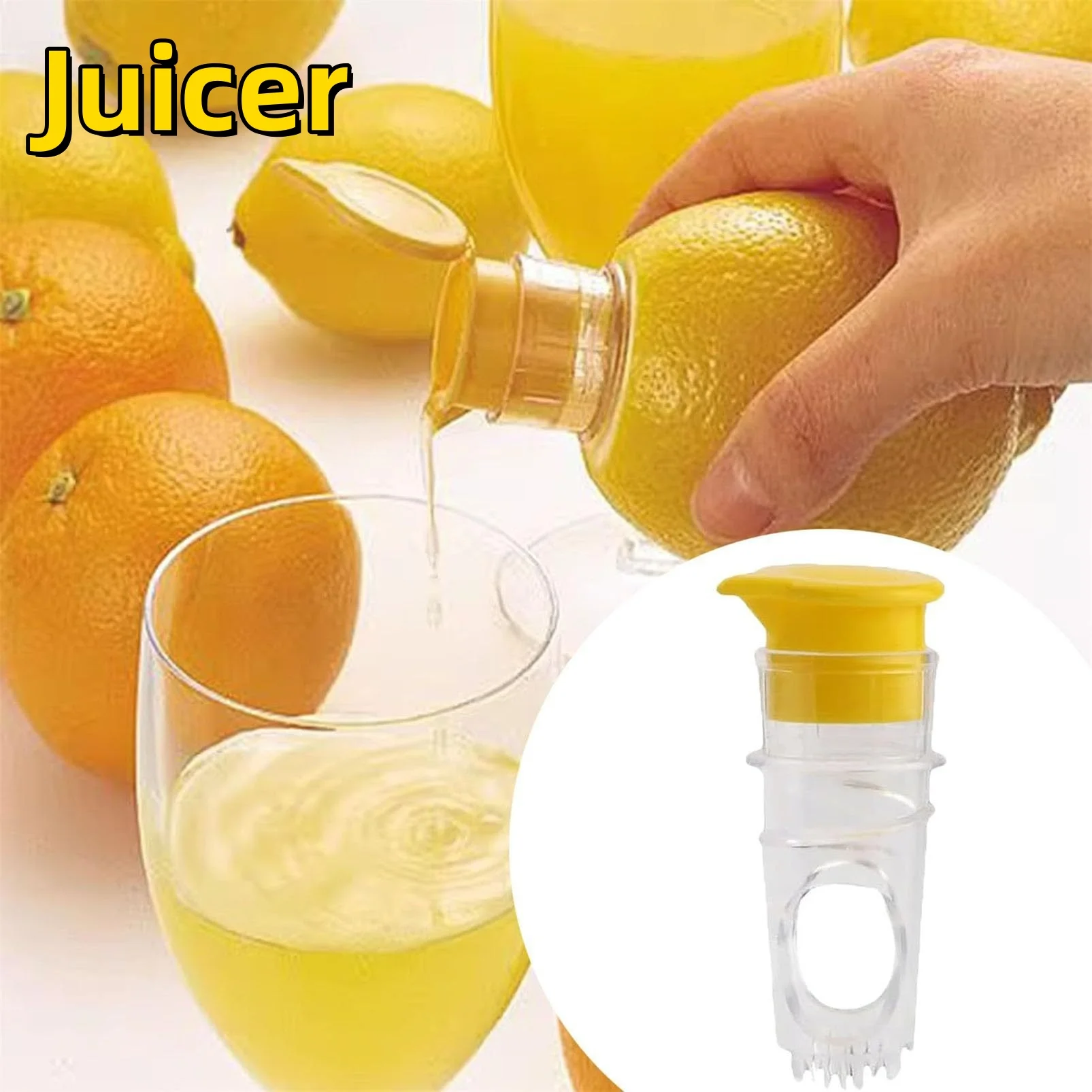 Citrus Juicer Bar - عصارة حمضيات يدوية جديدة من البلاستيك