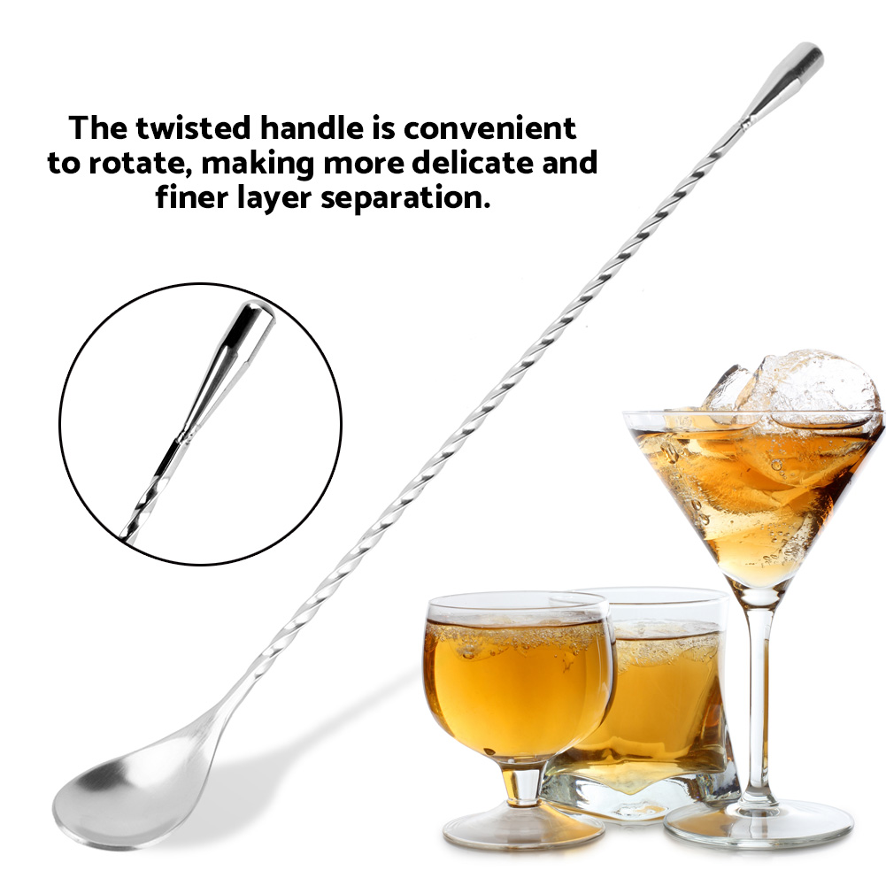 Bar Spoon Twisted - ملعقة بار، ملعقة خلط من الفولاذ