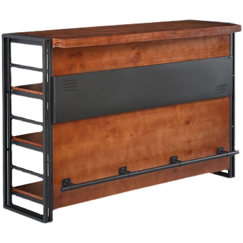# وحدة بار خشبية صغيرة متعددة  - مراجعة Home Bar And Counter وسعره