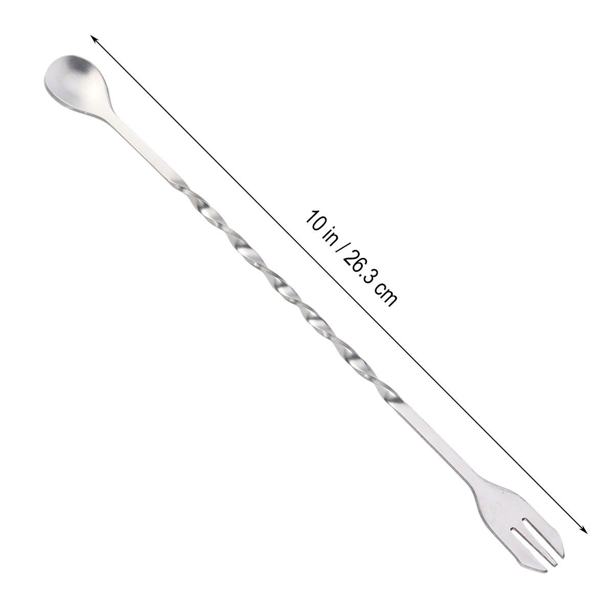 ملعقة كوكتيل ملتوية من الفولاذ - مراجعة Bar Spoon Twisted وسعره