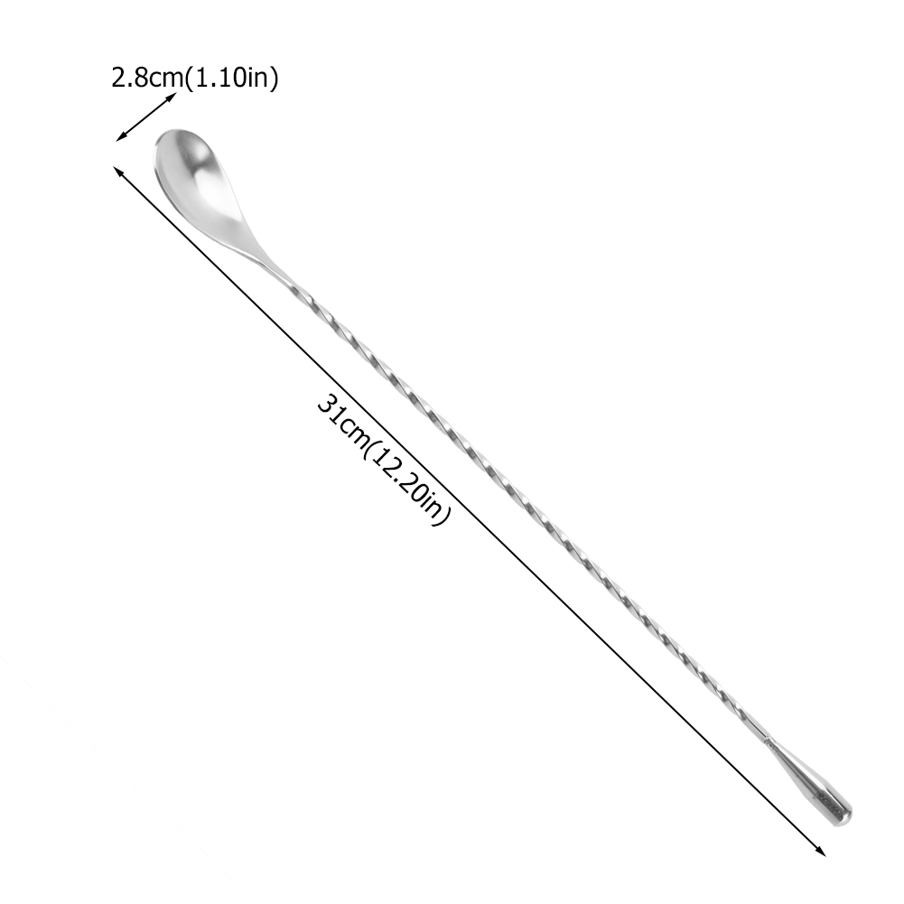 ملعقة تقليب طويلة من الفولاذ ا - مراجعة Bar Spoon Twisted وسعره