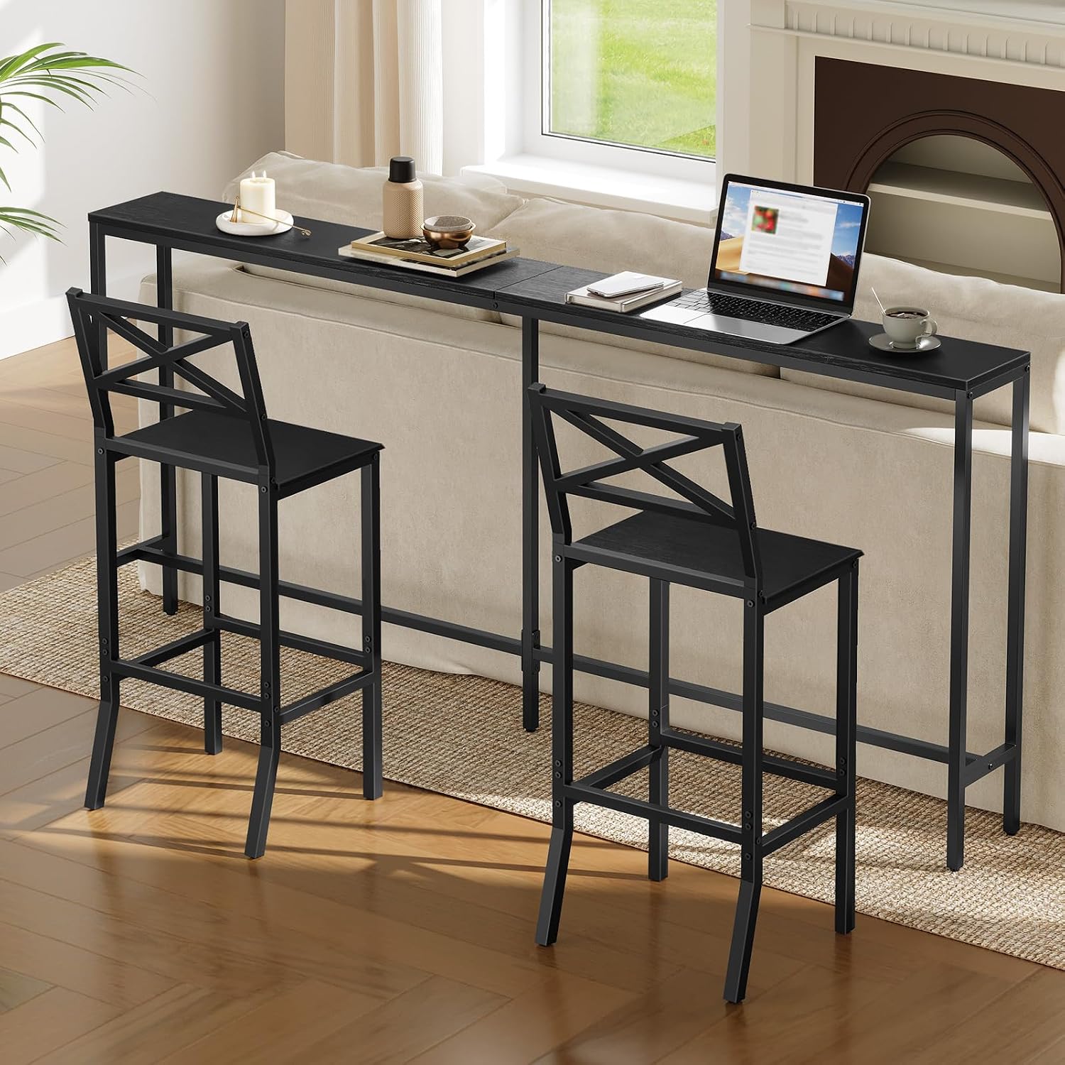 كراسي بار، مجموعة من 2 كرسي با - مراجعة Home Bar And Counter وسعره