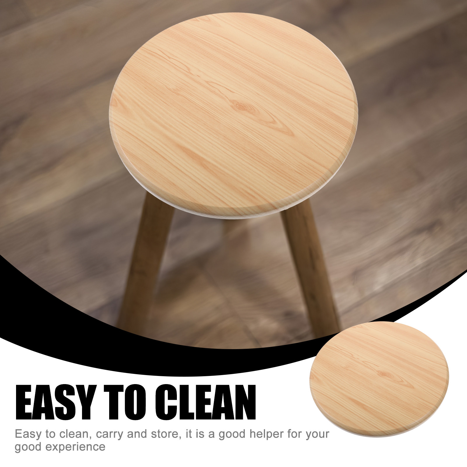 مقعد خشبي دائري بديل للكراسي،  - مراجعة Home Bar Stools وسعره