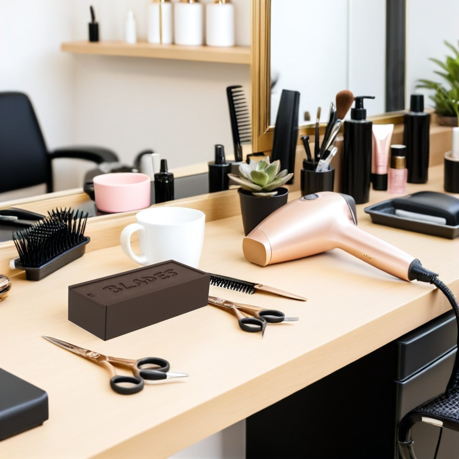 حافظة بلاستيكية ذات قسمين لتخز - مراجعة Home Barber وسعره