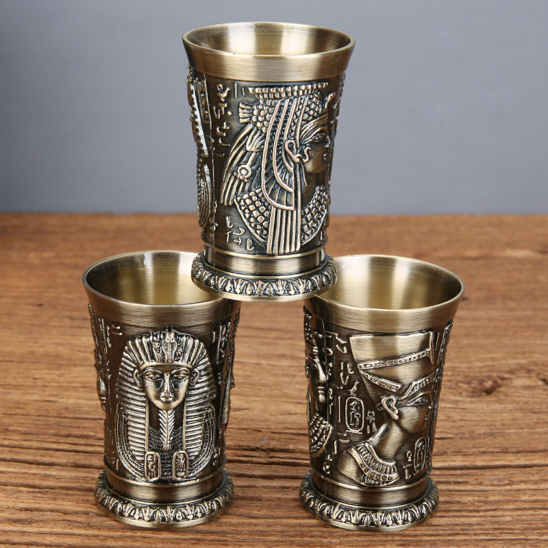 زجاج مصري عتيق من البرونز المع - مراجعة Old Fashioned Glass وسعره