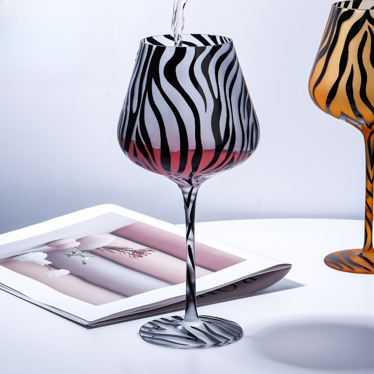 الإبداعية رسمت النمر ليوبارد H - مراجعة Highball Glass Set وسعره