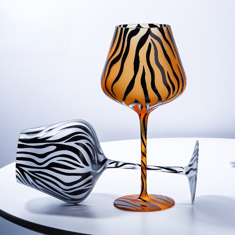 الإبداعية رسمت النمر ليوبارد H - مراجعة Highball Glass Set وسعره